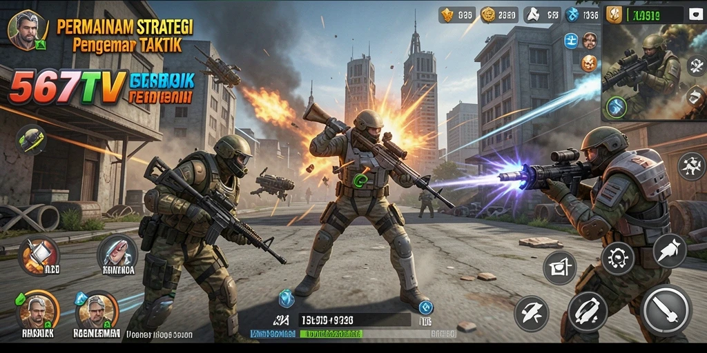 Tampilan gameplay 567TV yang menantang dan menarik.