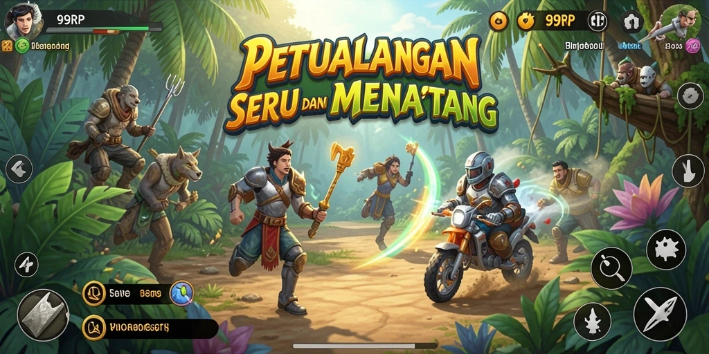 Gameplay seru di 99RP dengan aksi petualangan yang mendebarkan.