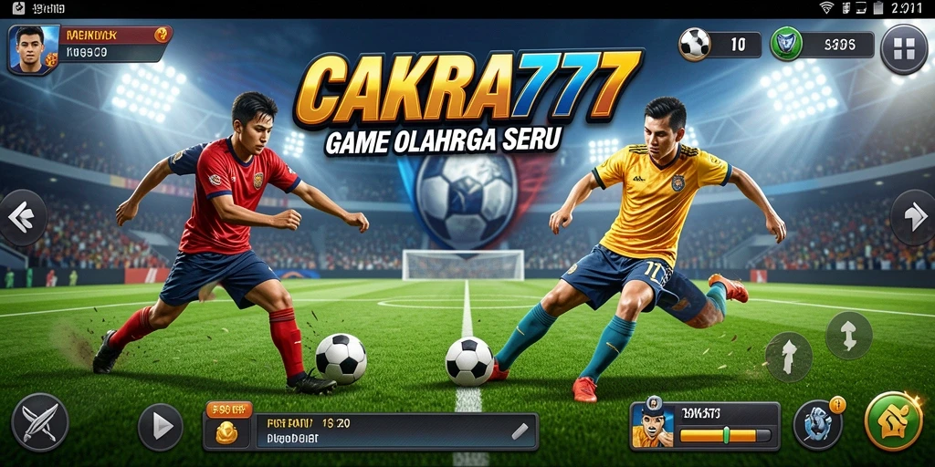 Gameplay menegangkan dan seru di lapangan olahraga.