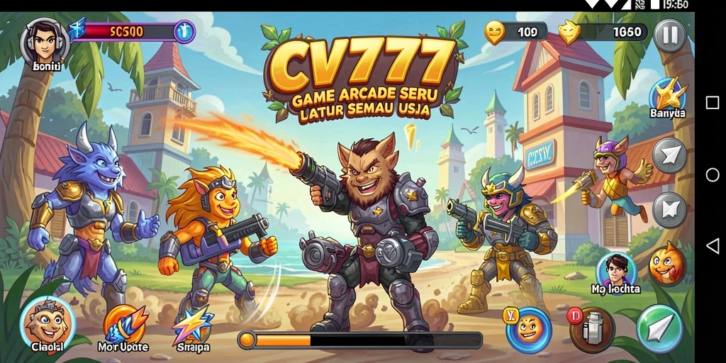 Tampilan seru gameplay CV777 yang penuh tantangan.