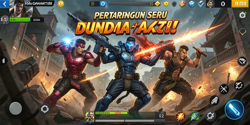 Tampilan gameplay GAHAR188 yang penuh aksi dan seru.
