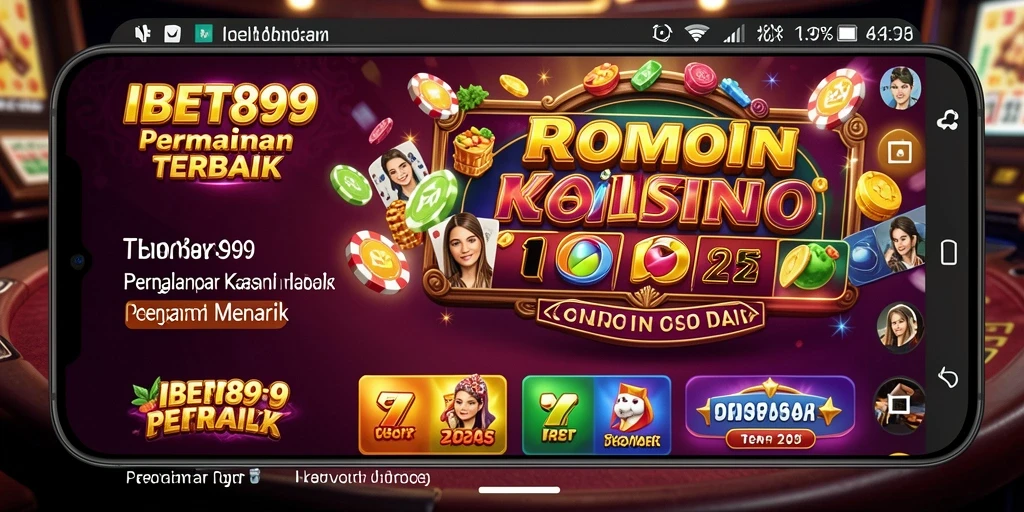 Tampilan menarik dari gameplay IBET899 dengan suasana kasino yang mengasyikkan.