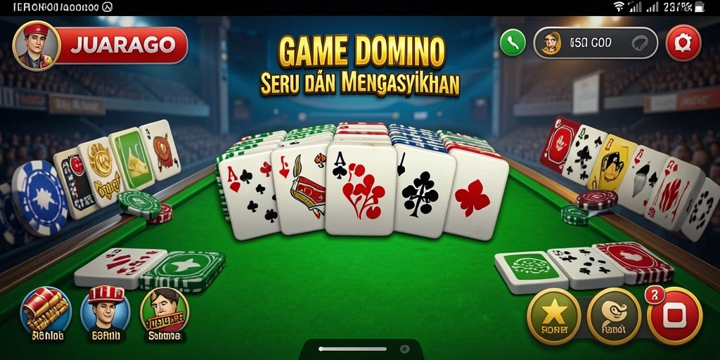 Tampilan menarik dari gameplay JUARAGO yang menyenangkan.