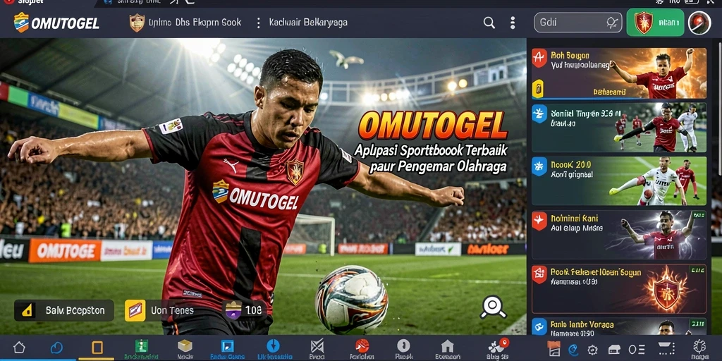 Tampilan gameplay menarik dari aplikasi Sportsbook OMUTOGEL.