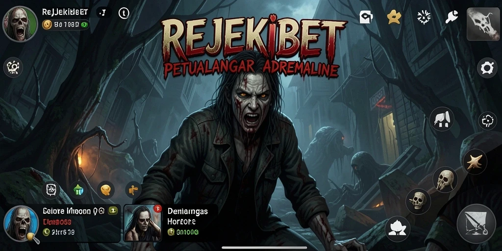 Screenshot menakutkan dari gameplay REJEKIBET yang intens.