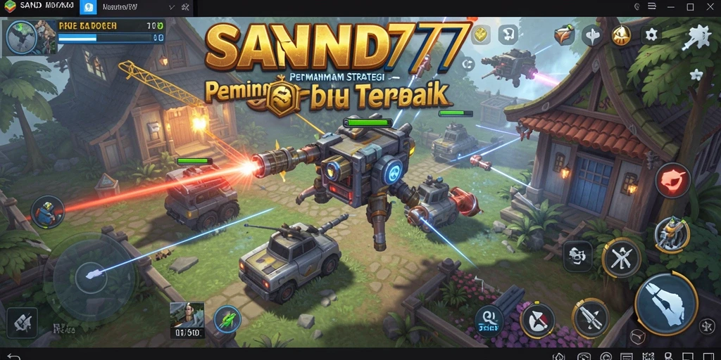 Gameplay menarik dalam SAND77 yang penuh strategi.