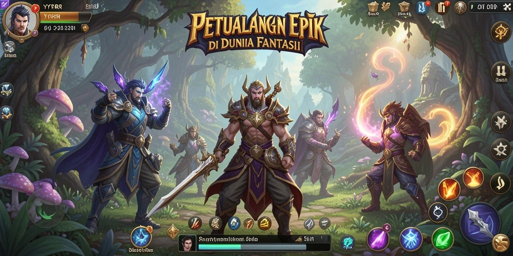 Gameplay menakjubkan dengan petualangan di dunia fantasi.